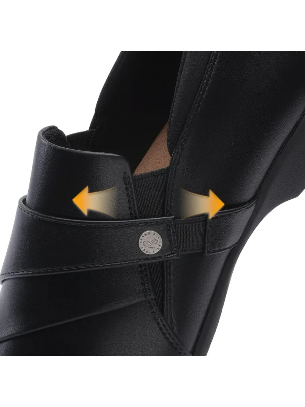 Dream Pairs Women's Black Comfortable Arch Support Casual Dressy Loafers